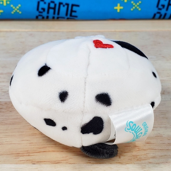 Squishmallow Dustin the Dalmatian 3.5" Clip UltraSoft Valentine's Day Plush NWT - Picture 7 of 12